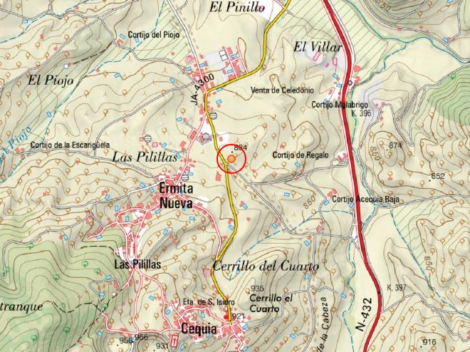 Cruces del Ventorrillo - Cruces del Ventorrillo. Mapa