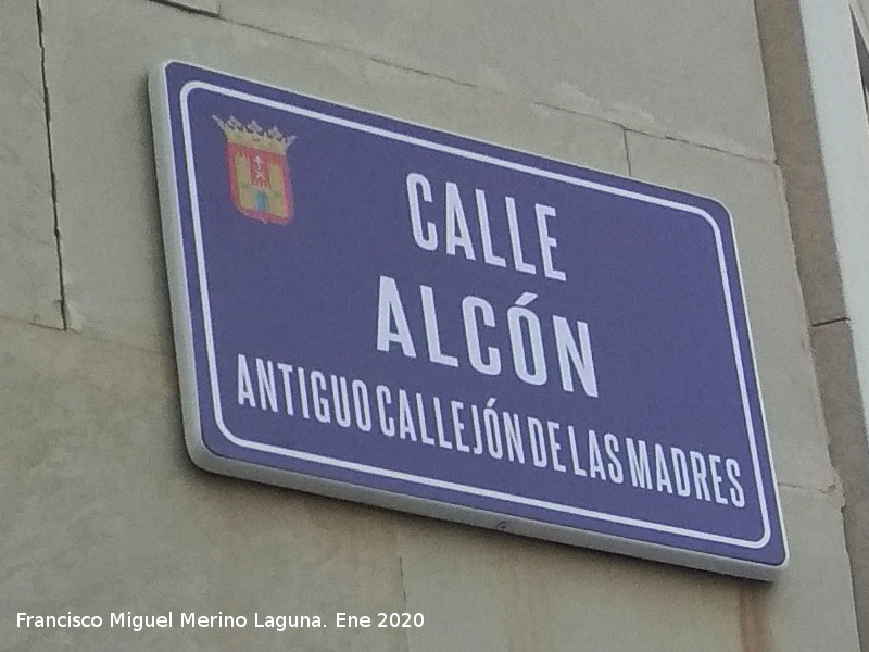 Calle Alc�n - Calle Alc�n. Placa