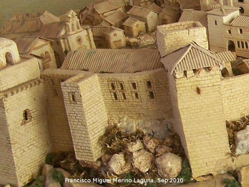 La Mota. Palacio fortificado de los Said - La Mota. Palacio fortificado de los Said. Maqueta