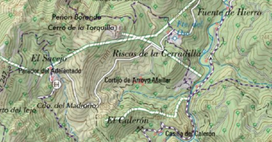 Cortijo del Arroyo Maillar - Cortijo del Arroyo Maillar. Mapa
