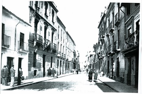 Calle Olleras - Calle Olleras. Foto antigua