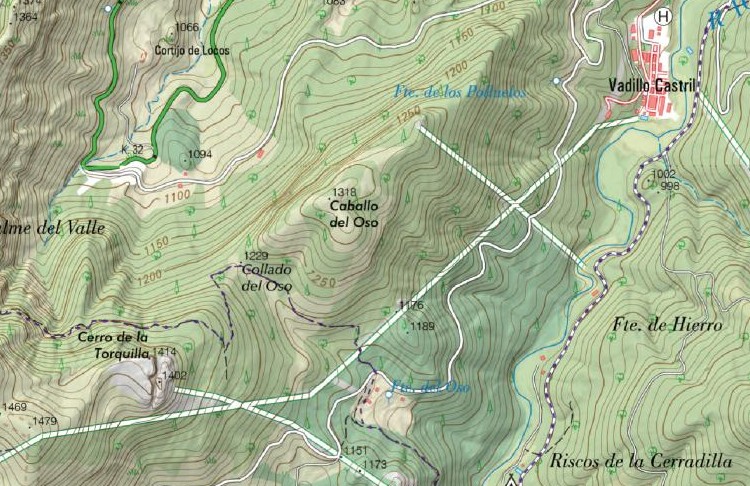 Caballo del Oso - Caballo del Oso. Mapa