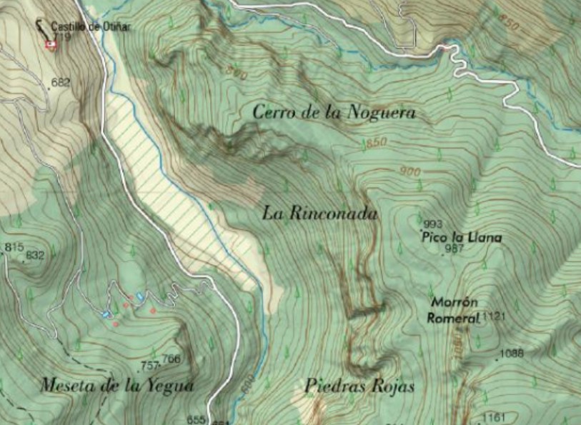 Rinconada de las Vegas Altas - Rinconada de las Vegas Altas. Mapa