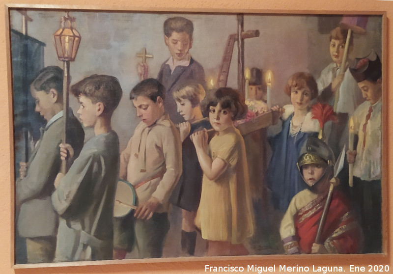 Jos� Nogu� Mass� - Jos� Nogu� Mass�. Cruz de mayo en Ja�n. 1930-31. Museo Provincial de Ja�n