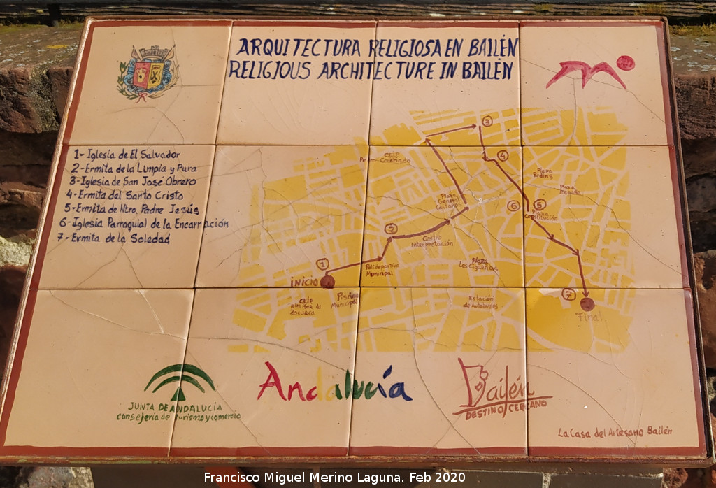 Ruta Arquitectura religiosa - Ruta Arquitectura religiosa. Placa