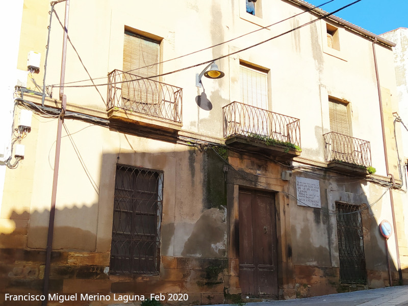 Casa de Don Luis Jos� Rentero - Casa de Don Luis Jos� Rentero. Fachada