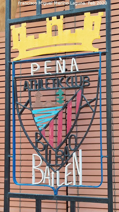 Pe�a Athletic Club de Bilbao de Bail�n - Pe�a Athletic Club de Bilbao de Bail�n. Escudo