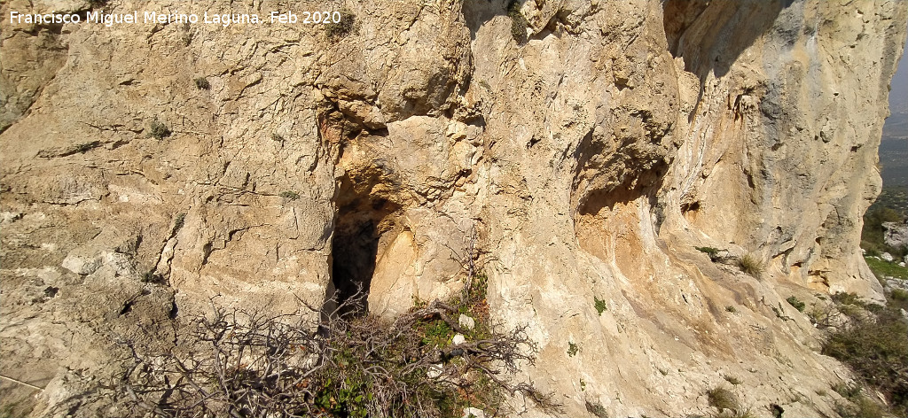 Pinturas rupestres Abrigo Este de las Pe�as de Castro VI - Pinturas rupestres Abrigo Este de las Pe�as de Castro VI. Abrigo