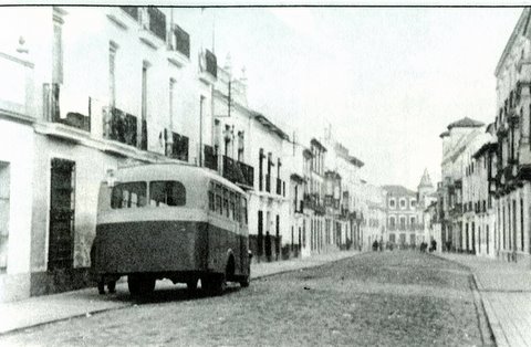 Calle Corredera San Bartolom - Calle Corredera San Bartolom. Foto antigua