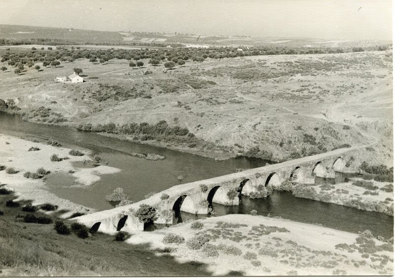 Puente romano de la Lagunilla - Puente romano de la Lagunilla. Foto antigua
