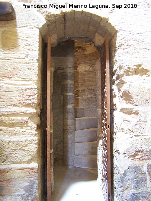 La Mota. Torre de la Crcel - La Mota. Torre de la Crcel. Escalera de caracol