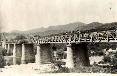 Puente de Hierro - Puente de Hierro. Foto antigua