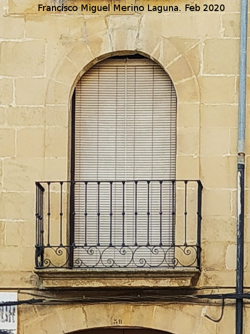 Casa de la Plaza 1� de Mayo n� 30 - Casa de la Plaza 1� de Mayo n� 30. Balc�n de la primera planta