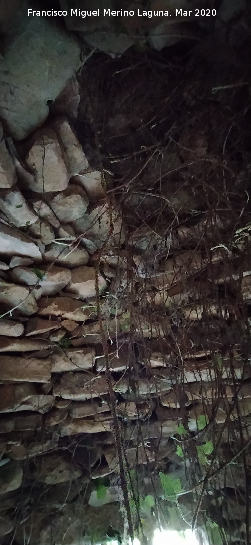 Caracol de la Veredilla - Caracol de la Veredilla. Falsa b�veda