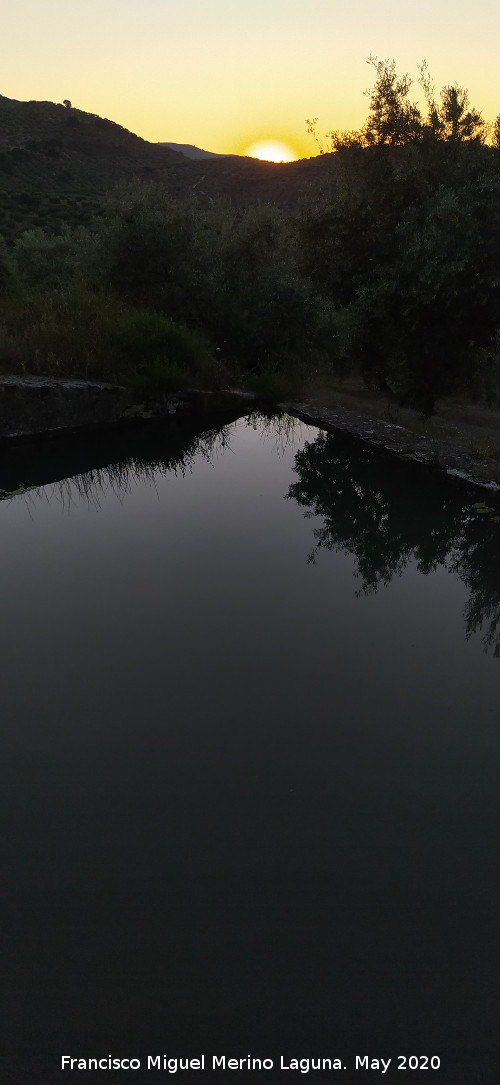 Alberca Sur de la Venta - Alberca Sur de la Venta. Atardeciendo