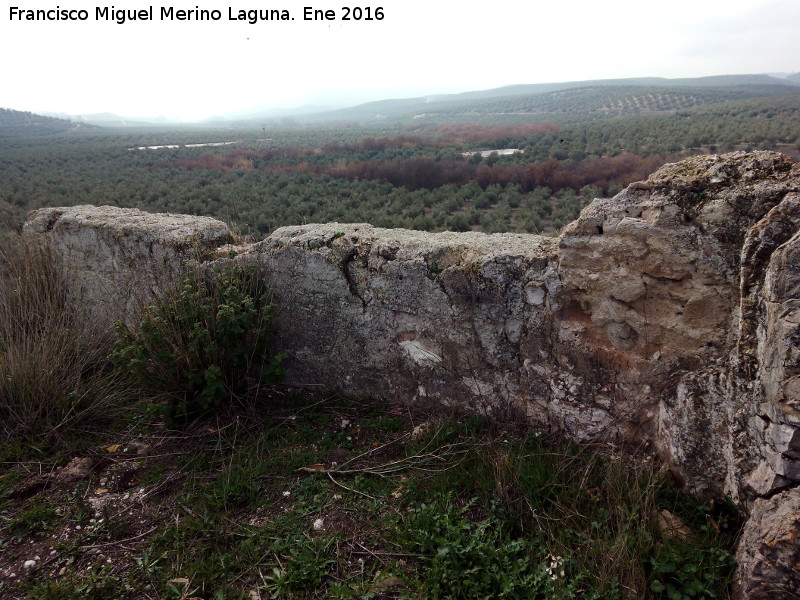 Castillo de Nnchez - Castillo de Nnchez. Muralla