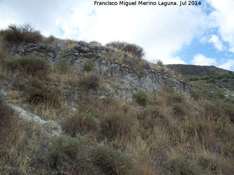 Castillo del Tejar de los Moros - Castillo del Tejar de los Moros. Torren y muralla