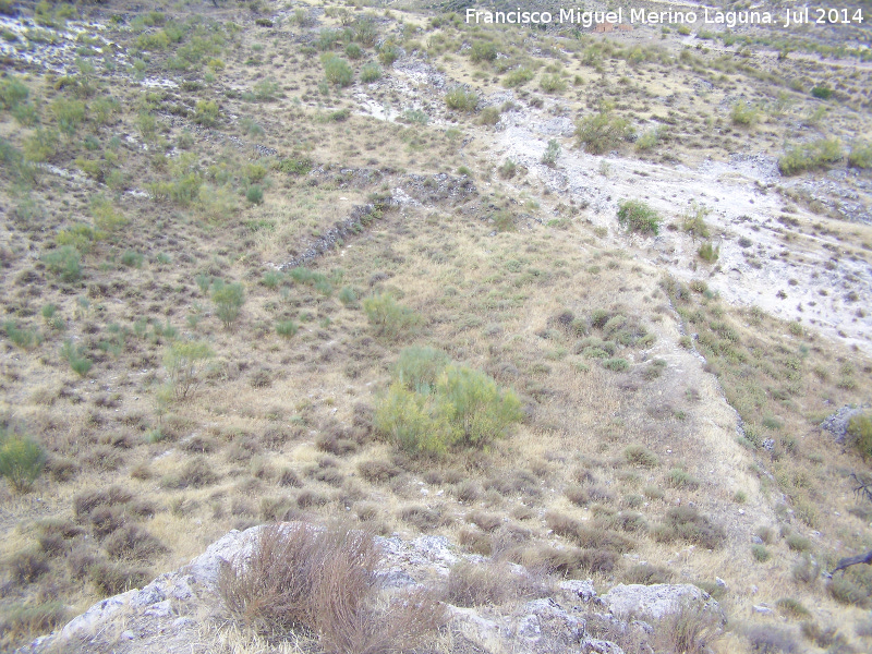 Castillo del Tejar de los Moros - Castillo del Tejar de los Moros. Segundo anillo de murallas