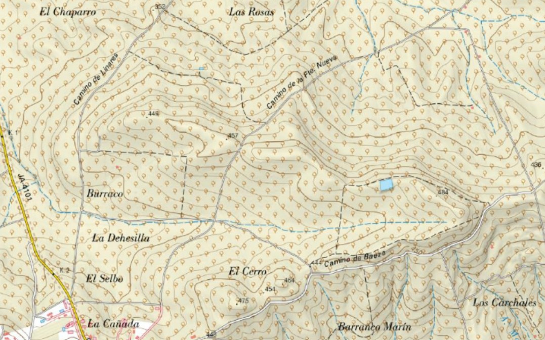 Camino de Fuente Nueva - Camino de Fuente Nueva. Mapa