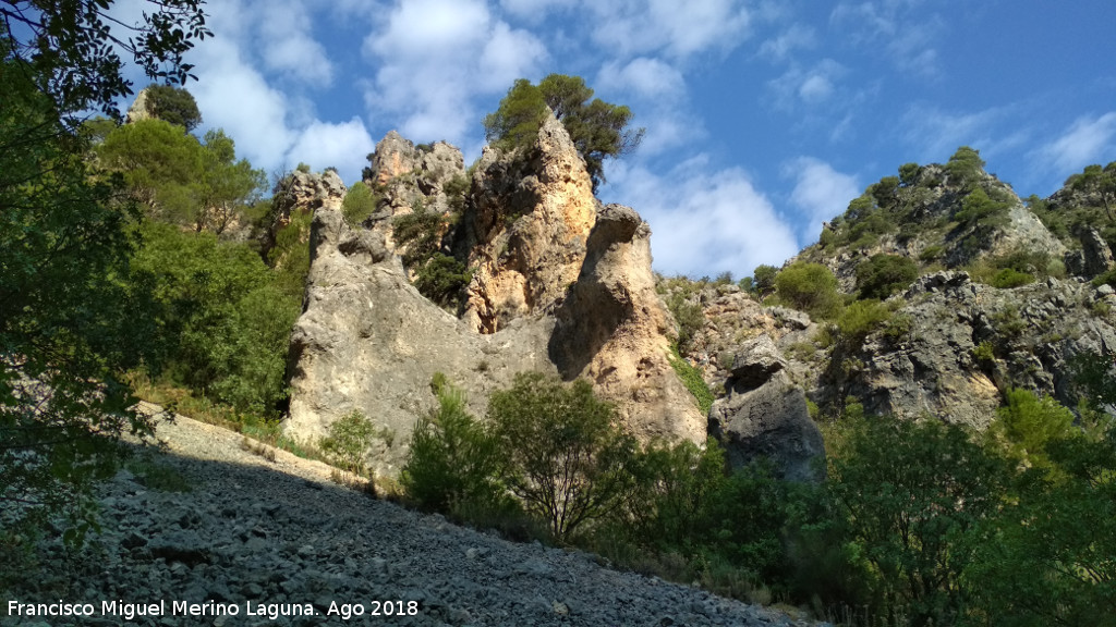 Caada del Sabinar - Caada del Sabinar. Formaciones rocosas
