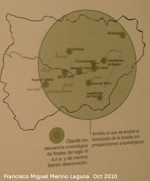 Batalla de Bacula - Batalla de Bacula. mbito  de bsqueda de la batalla