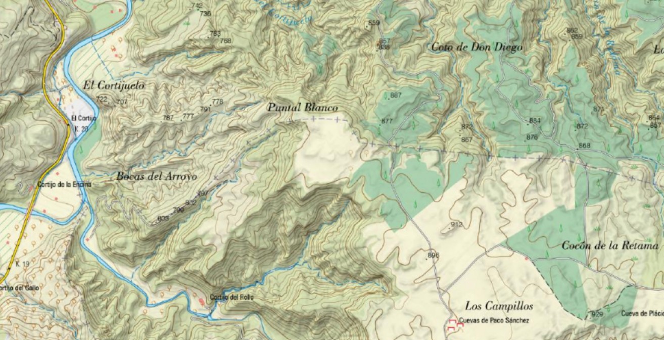 Puntal Blanco - Puntal Blanco. Mapa