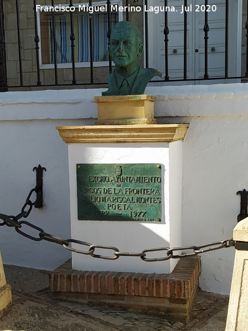 Busto a Julio Mariscal Montes - Busto a Julio Mariscal Montes. 