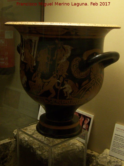 Necrpolis ibrica de Piquia - Necrpolis ibrica de Piquia. Crtera. Museo Arqueolgico Ciudad de Arjona