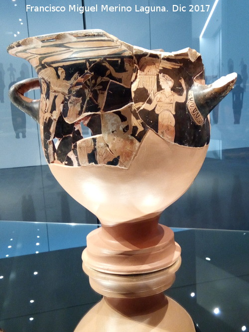 Necrpolis ibrica de Piquia - Necrpolis ibrica de Piquia. Crtera de la Boda. Museo Ibero de Jan