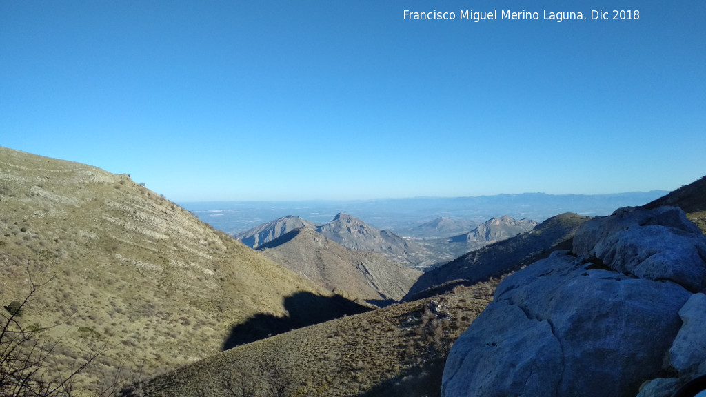 Barranco del Per - Barranco del Per. Desde el Cordel de la Fuente del Espino