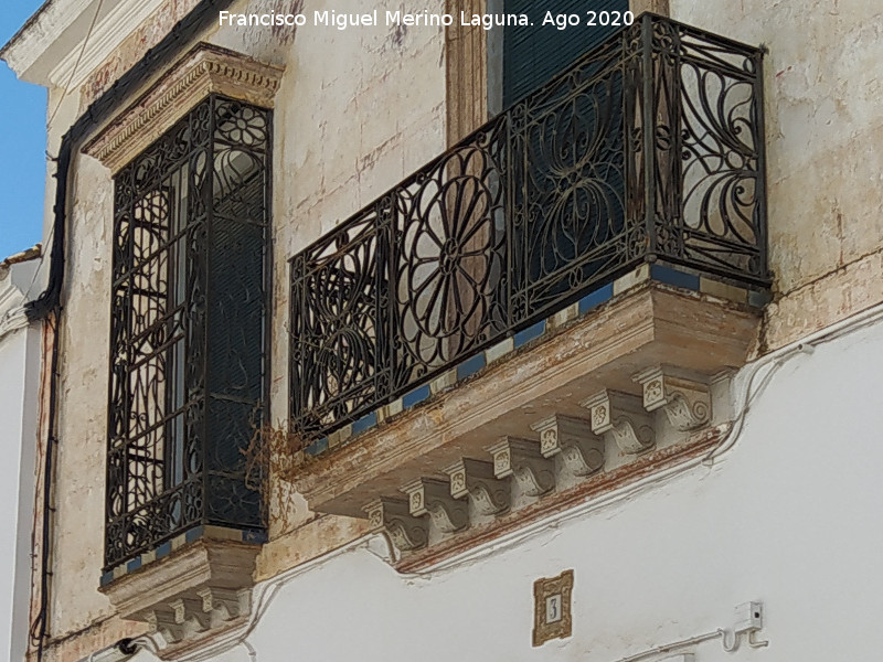 Casa de la Calle San Bartolom� n� 3 - Casa de la Calle San Bartolom� n� 3. Reja y balc�n