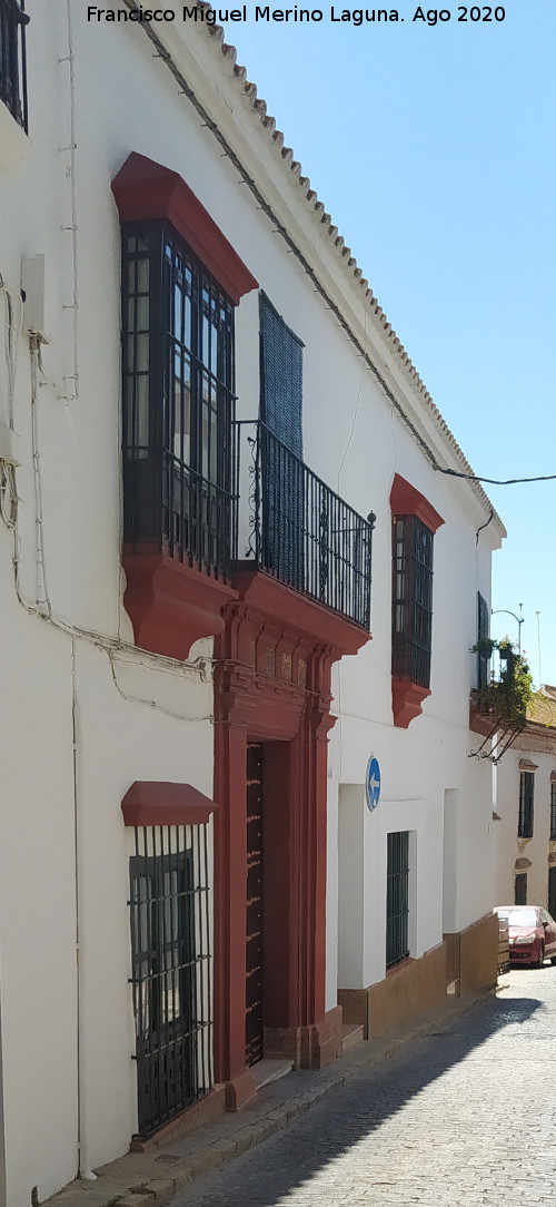Casa de la Calle Dom�nguez de la Haza n� 15 - Casa de la Calle Dom�nguez de la Haza n� 15. Fachada