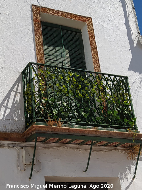 Casa de la Calle Lagar n� 7 - Casa de la Calle Lagar n� 7. Balc�n