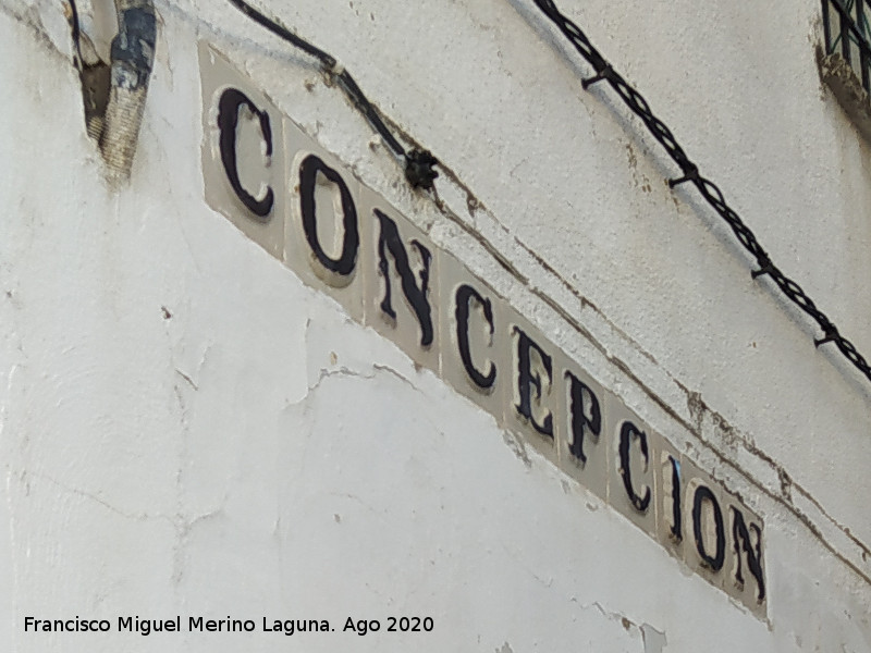 Calle Concepci�n - Calle Concepci�n. Azulejos