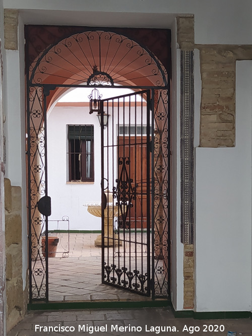 Casa de la Calle San Teodomiro n� 11 - Casa de la Calle San Teodomiro n� 11. Patio