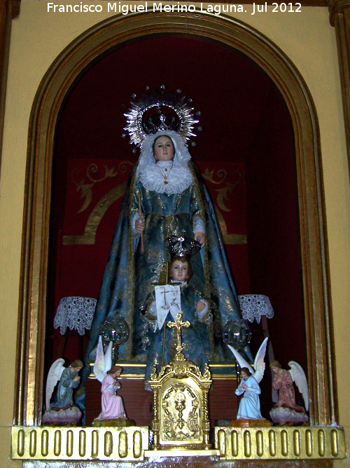 Iglesia de San Pablo en Camporredondo - Iglesia de San Pablo en Camporredondo. Virgen de Nazaret