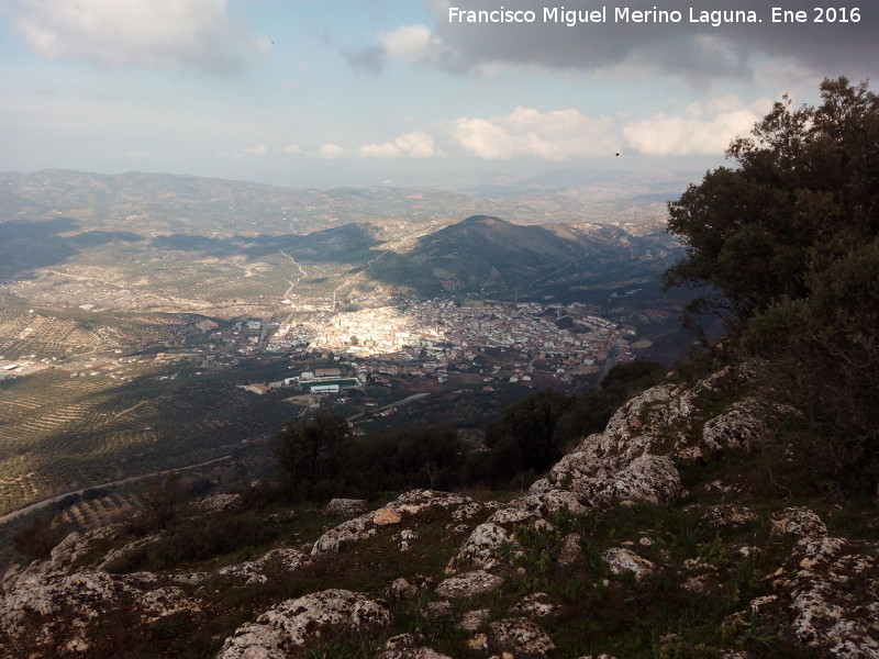 La Camua - La Camua. Castillo de Locubn desde la Cruz de San Cristbal