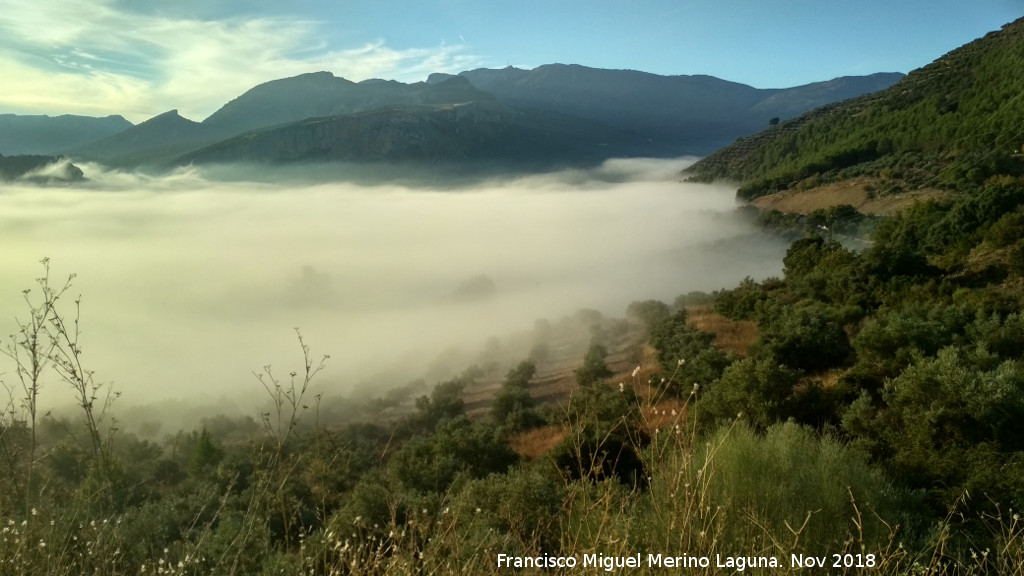 Mirador del Portichuelo - Mirador del Portichuelo. Vistas con un mar de nubes