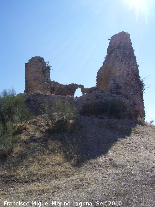 Castillo de la Pea. Torre del Homenaje - Castillo de la Pea. Torre del Homenaje. Cara Oeste
