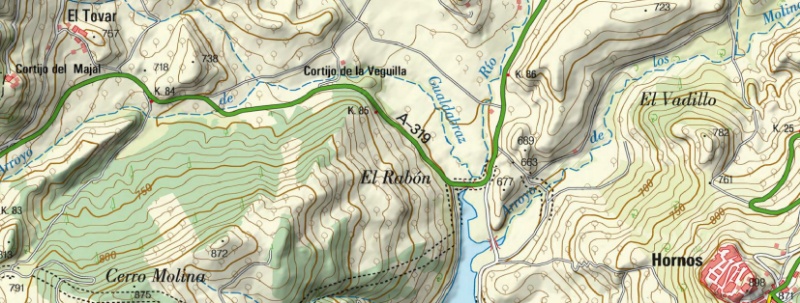 Aldea El Tobar - Aldea El Tobar. Mapa