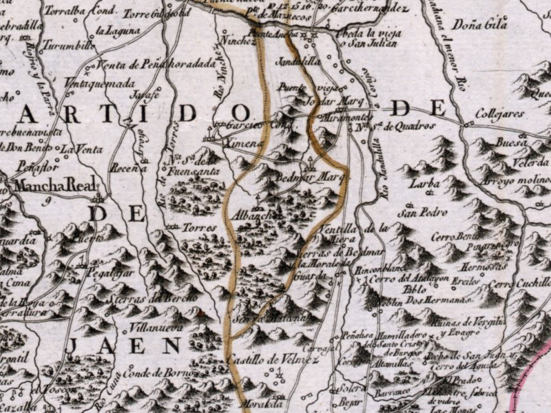 Garcez - Garcez. Mapa 1787