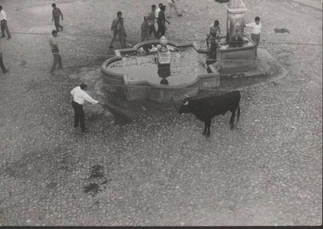 Fuente de la Plaza - Fuente de la Plaza. Foto antigua