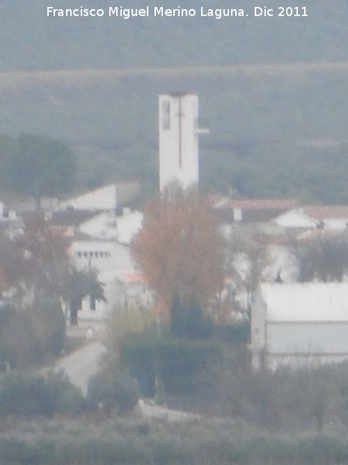 Iglesia de Ntra Sra del Pilar - Iglesia de Ntra Sra del Pilar. Campanario sobre el casero