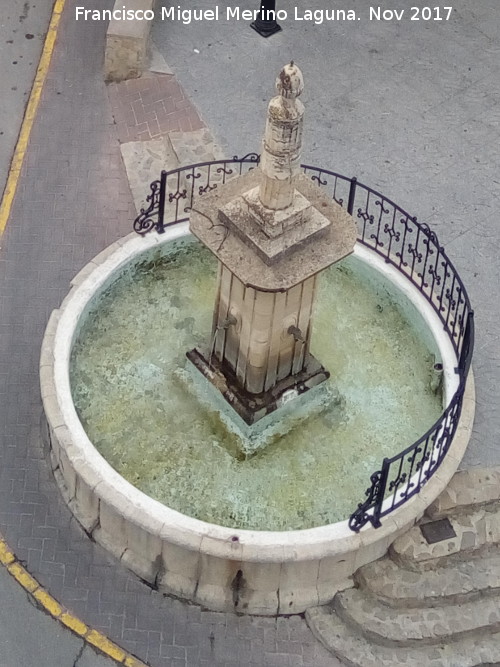 Fuente de los Cuatro Caos - Fuente de los Cuatro Caos. Desde el Castillo