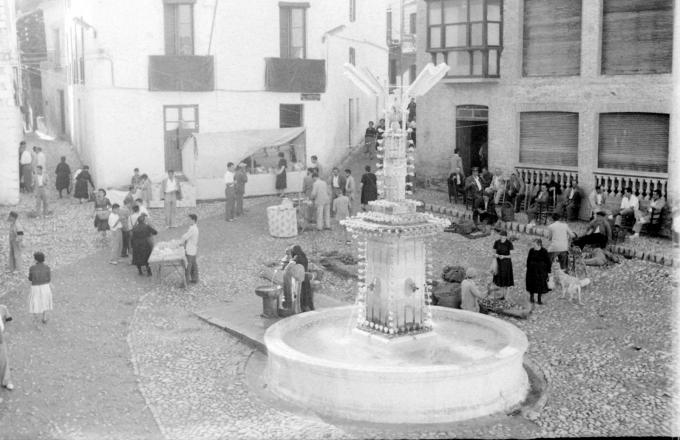 Fuente de los Cuatro Caos - Fuente de los Cuatro Caos. Foto antigua