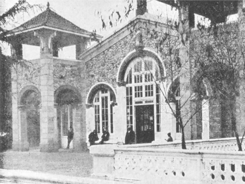 Balneario de la Aliseda - Balneario de la Aliseda. Foto antigua