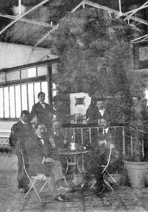 Balneario de la Aliseda - Balneario de la Aliseda. Foto antigua. Interior