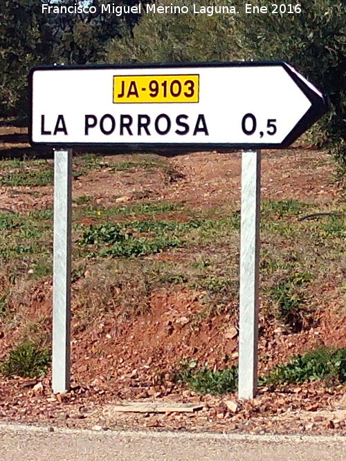 Aldea La Porrosa - Aldea La Porrosa. Cartel