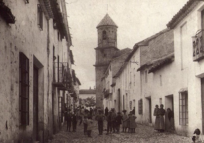 Calle Lorite - Calle Lorite. Foto antigua. Siglo XIX.