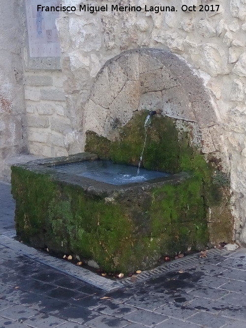 Fuente de la Iglesia de Pontones - Fuente de la Iglesia de Pontones. 